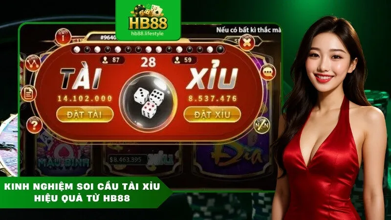 Kinh nghiệm soi cầu tài xỉu hiệu quả từ HB88